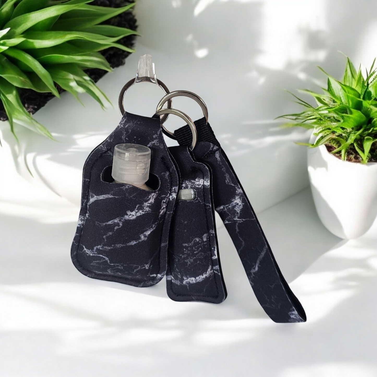 Lotion and Lip Balm Keychains w/ Wristlet