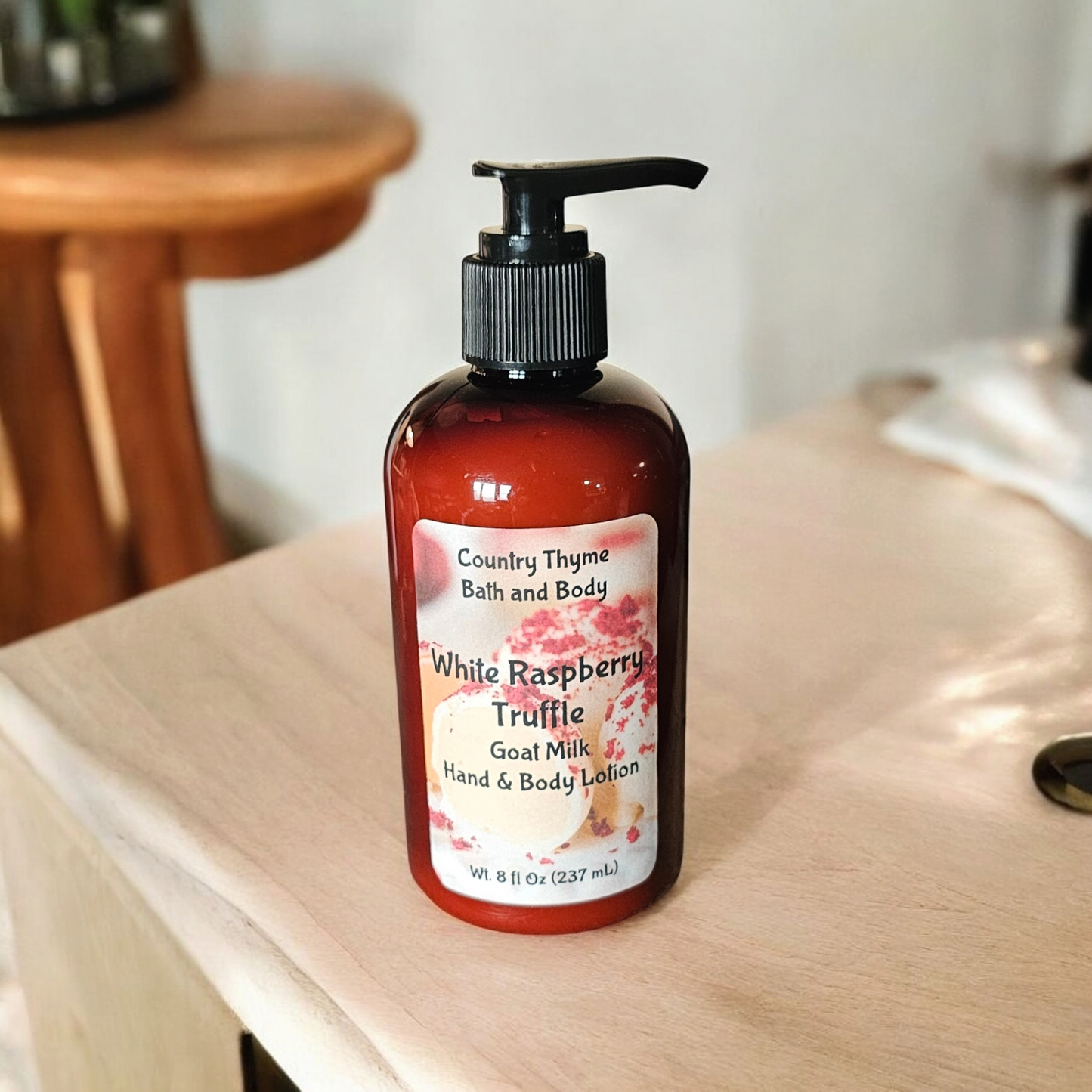 White Raspberry Truffle Goat Milk & Honey Body Lotion
