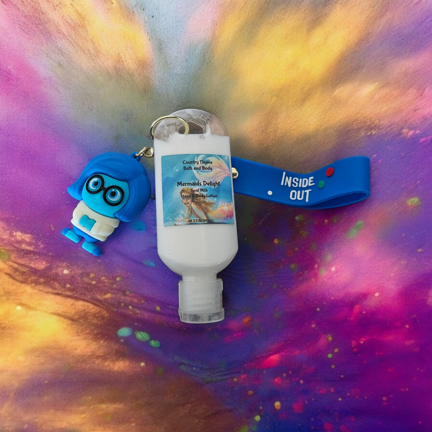 Inside Out Lotion Keychains w/ Wristlet
