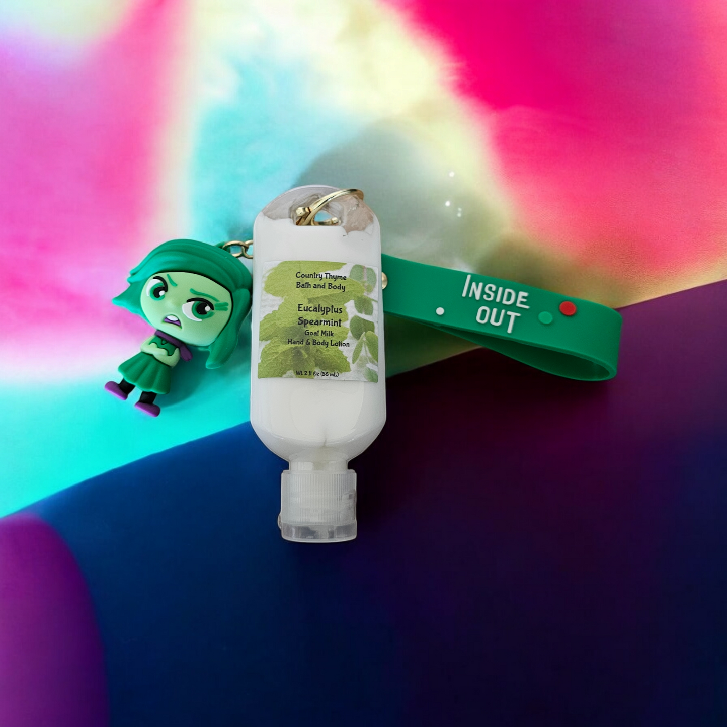 Inside Out Lotion Keychains w/ Wristlet