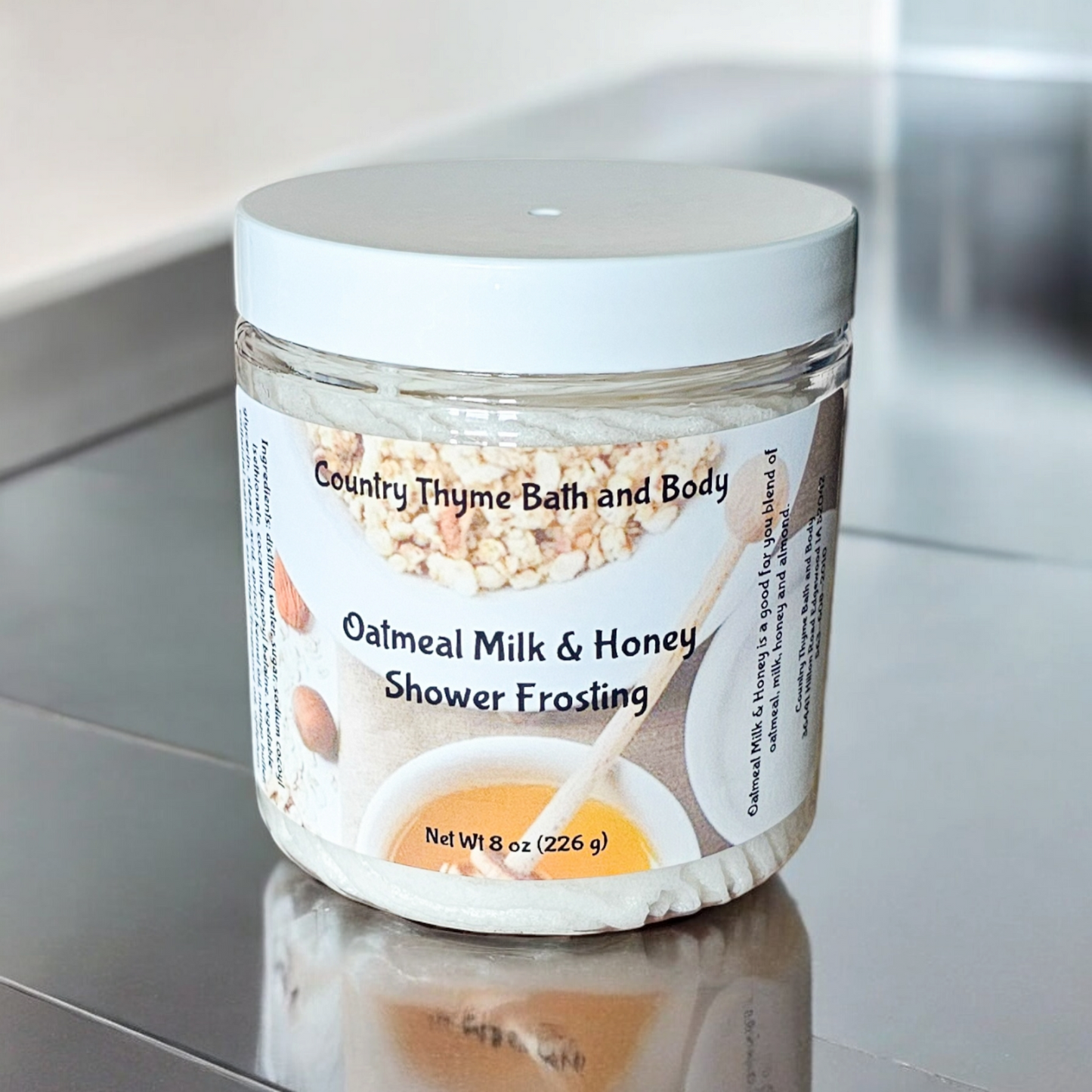 Oatmeal Milk & Honey Shower Frosting