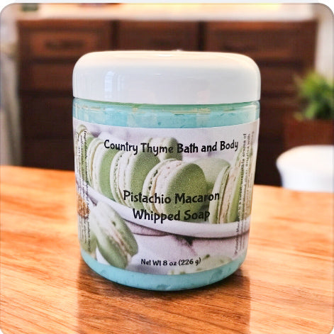 Pistachio Macaron Whipped Soap