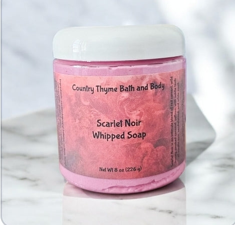 Scarlet Noir Whipped Soap