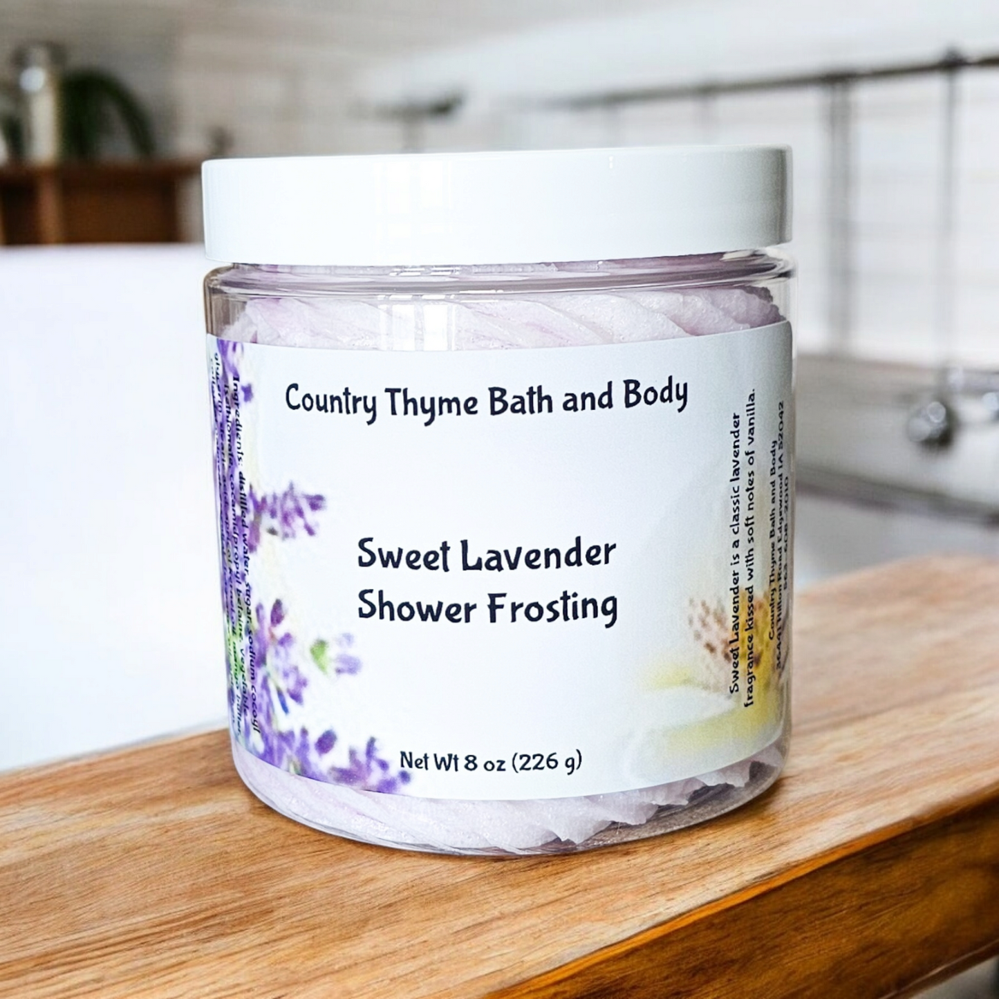 Sweet Lavender Shower Frosting