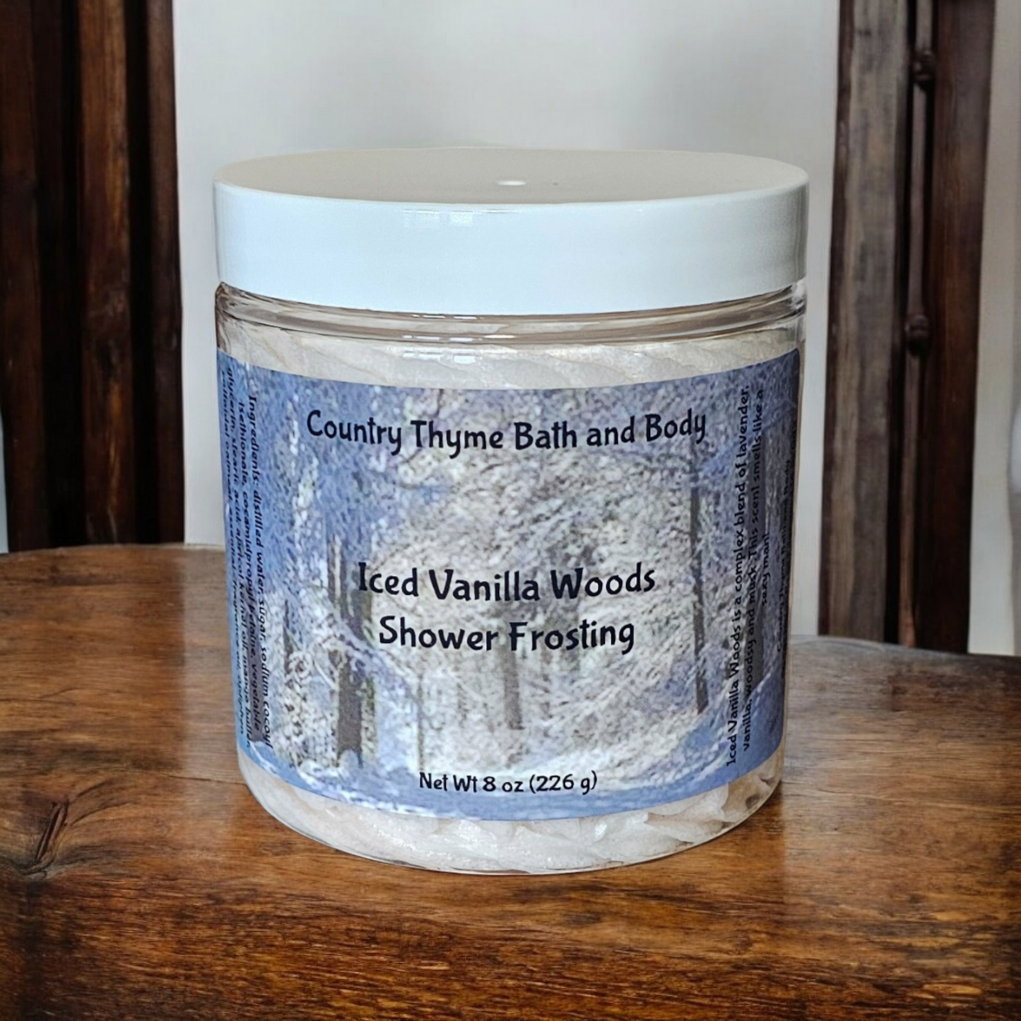 Iced Vanilla Woods Shower Frosting