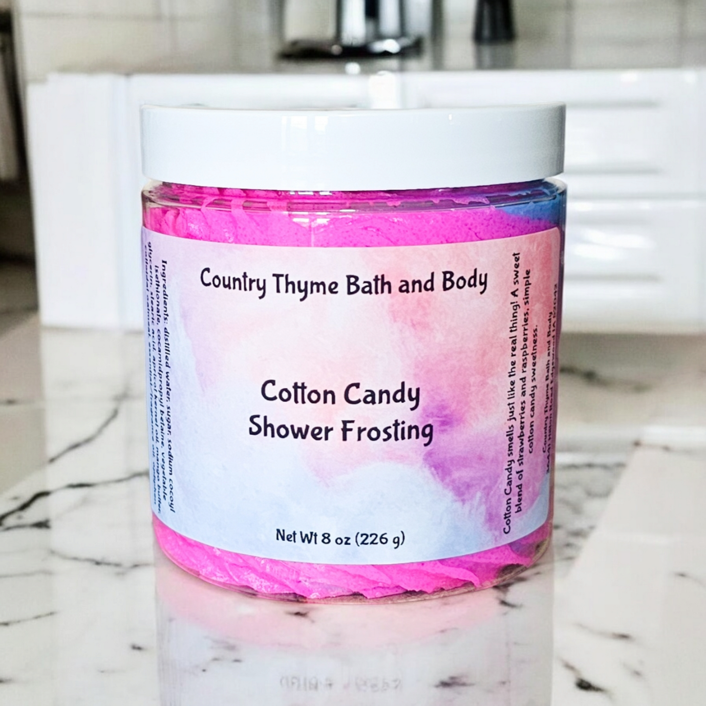 Cotton Candy Shower Frosting