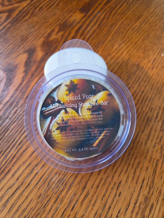 Spiced Pear Moisturizing Shampoo Bar